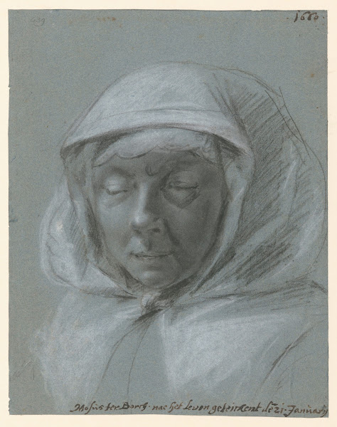 Portret van Wiesken Matthijs 1660