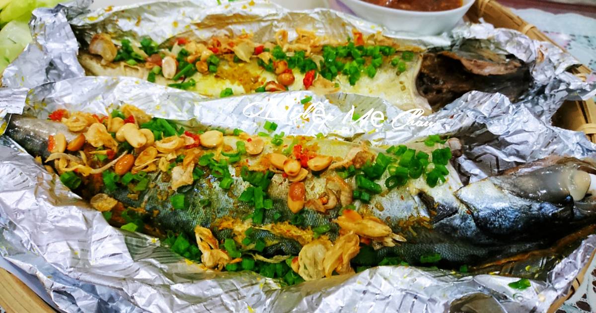 Cá sa ba nướng giấy bạc