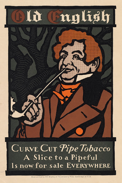 Old English curve cut pipe tobacco 1899