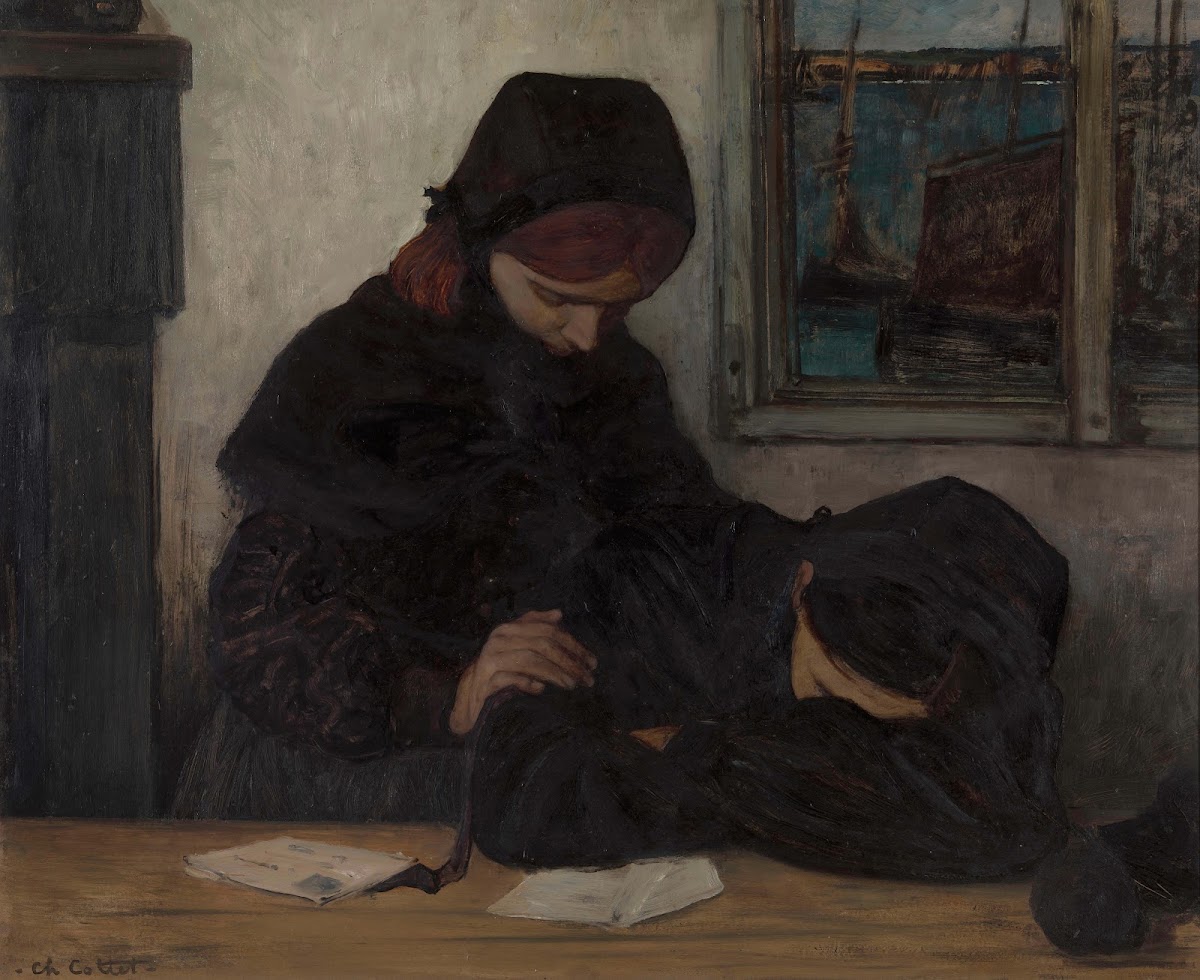 Mourning In Ouessant 1903