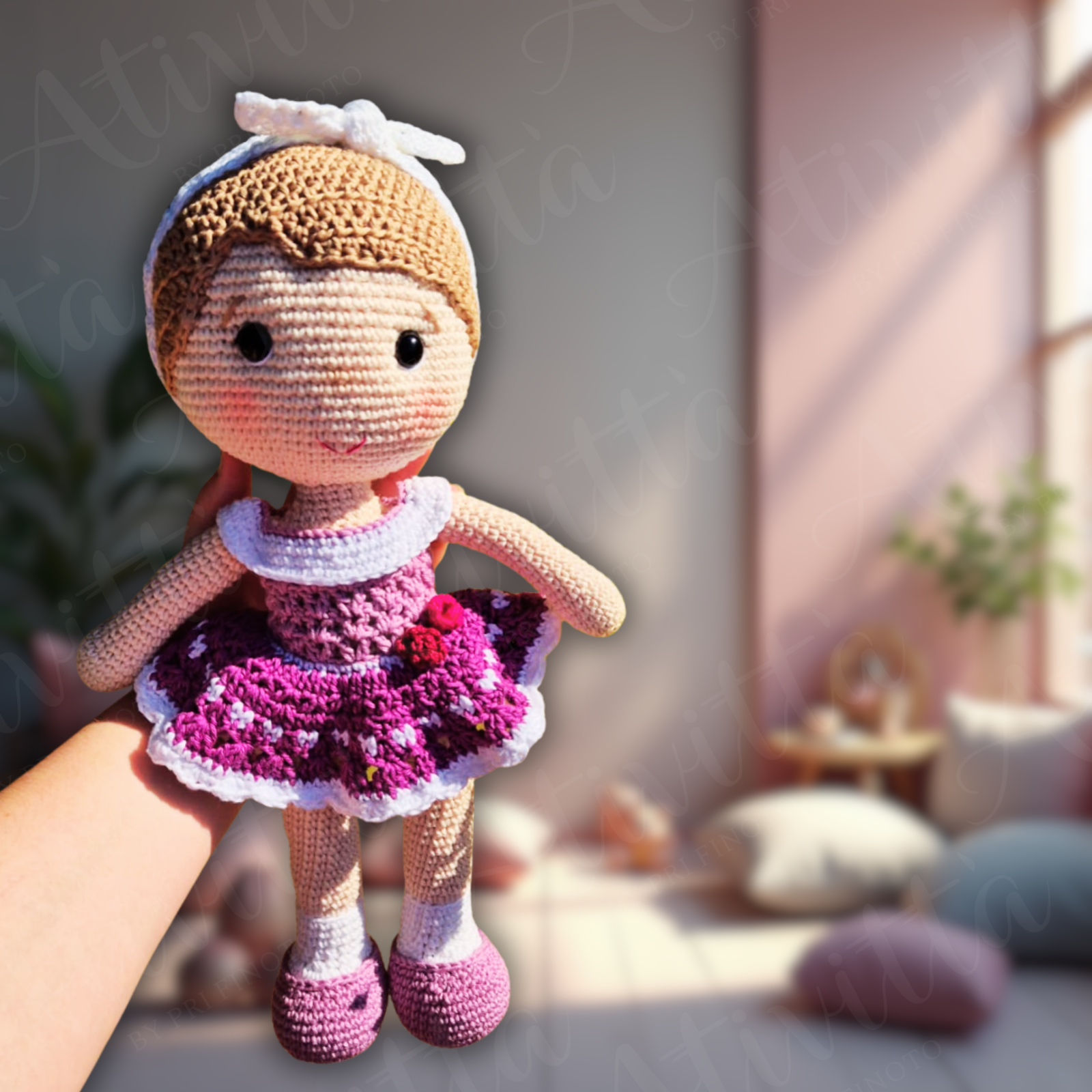 Boneca Laura em Crochê