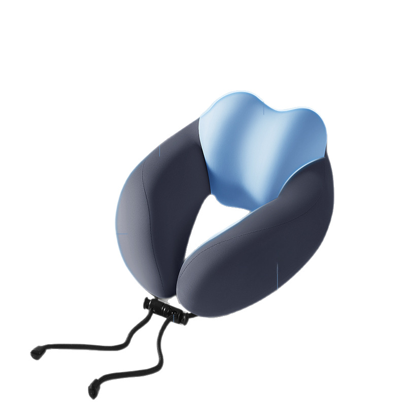 U-shaped neck pillow with memory foam