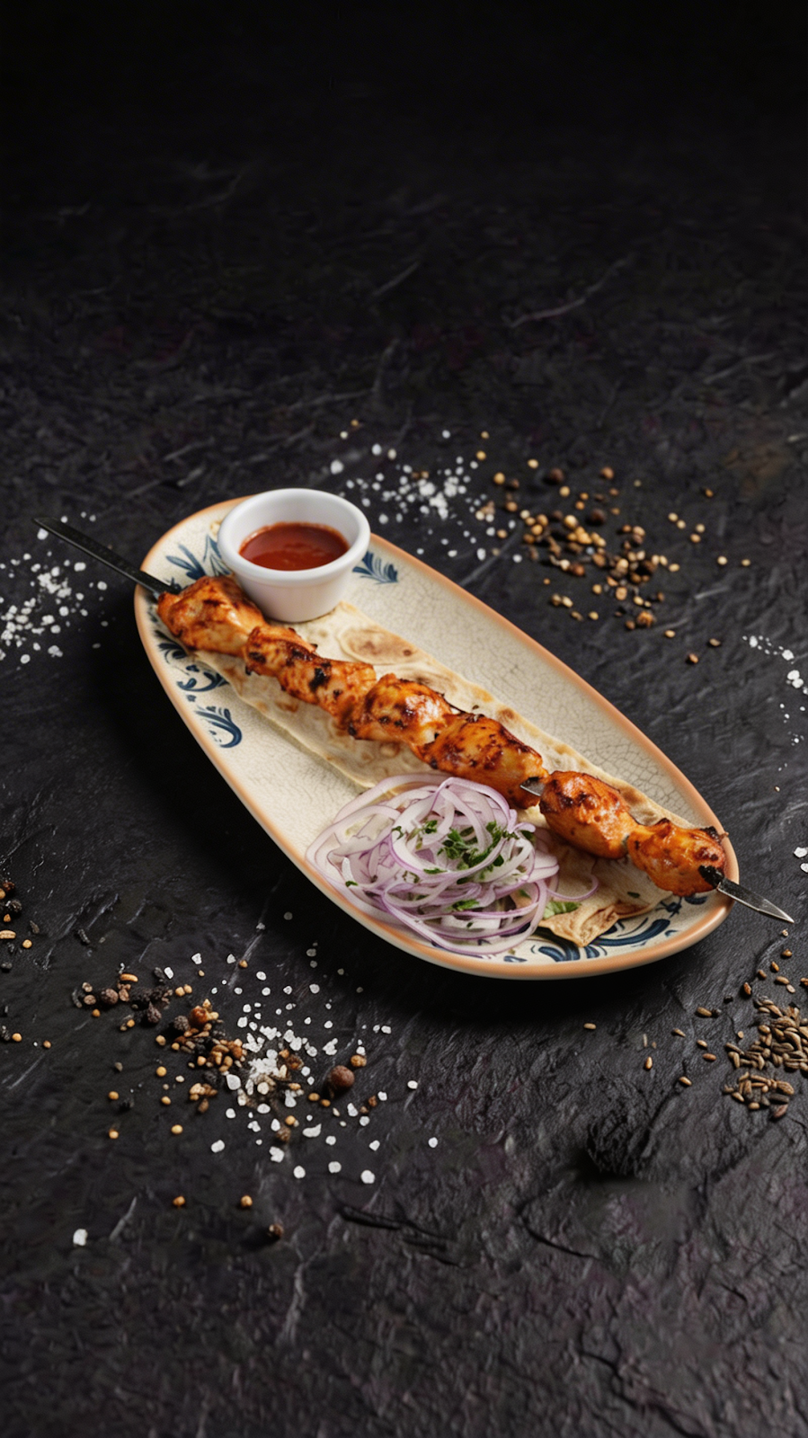 Chicken Shish Kebab dish