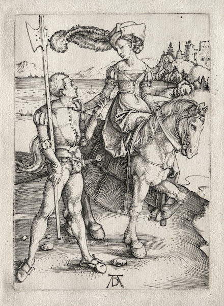 The Lady Riding and the Landsknecht c 1497