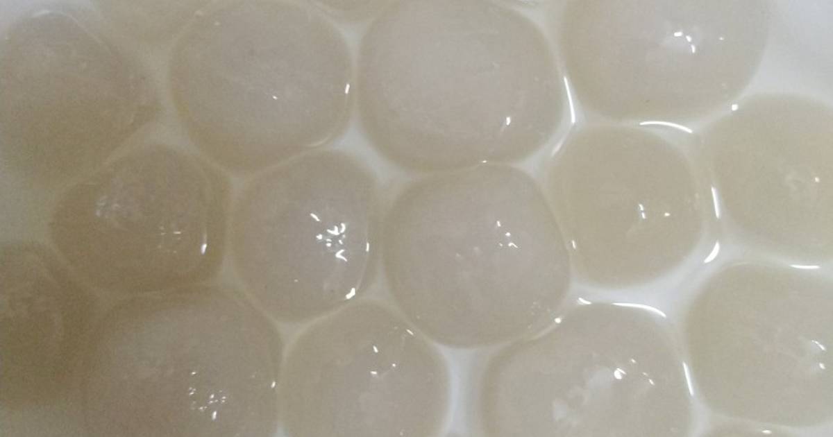 Trân châu từ bột năng (pearl made from tapioca starch ☃️)