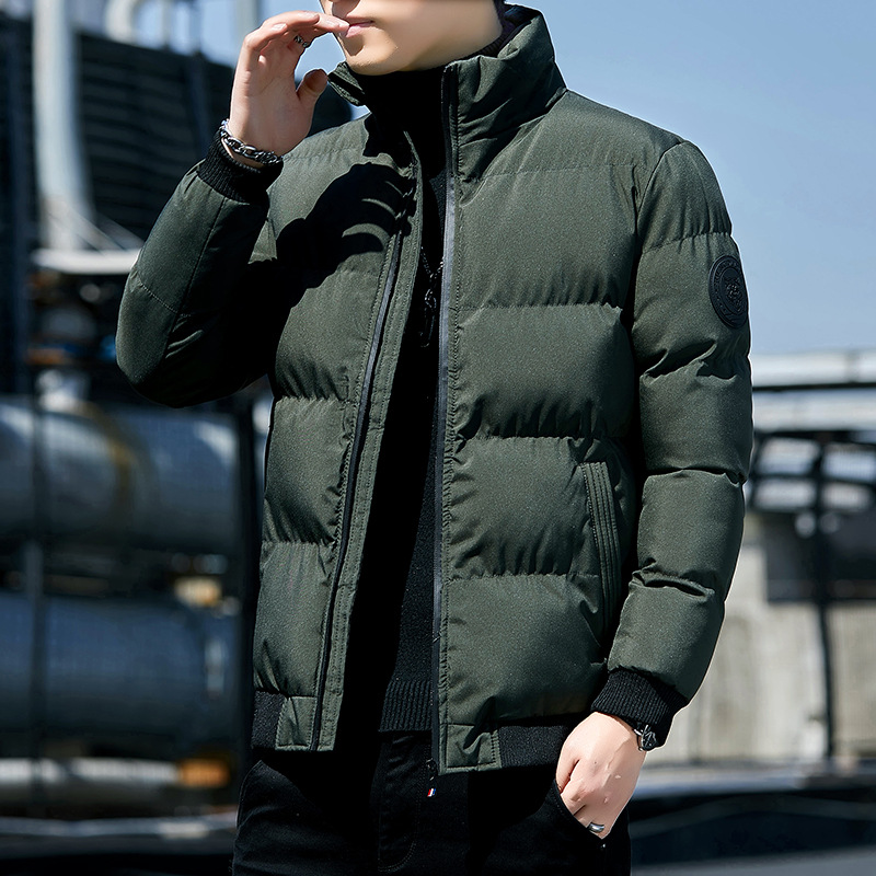 Insulated men's winter jacket in Korean style