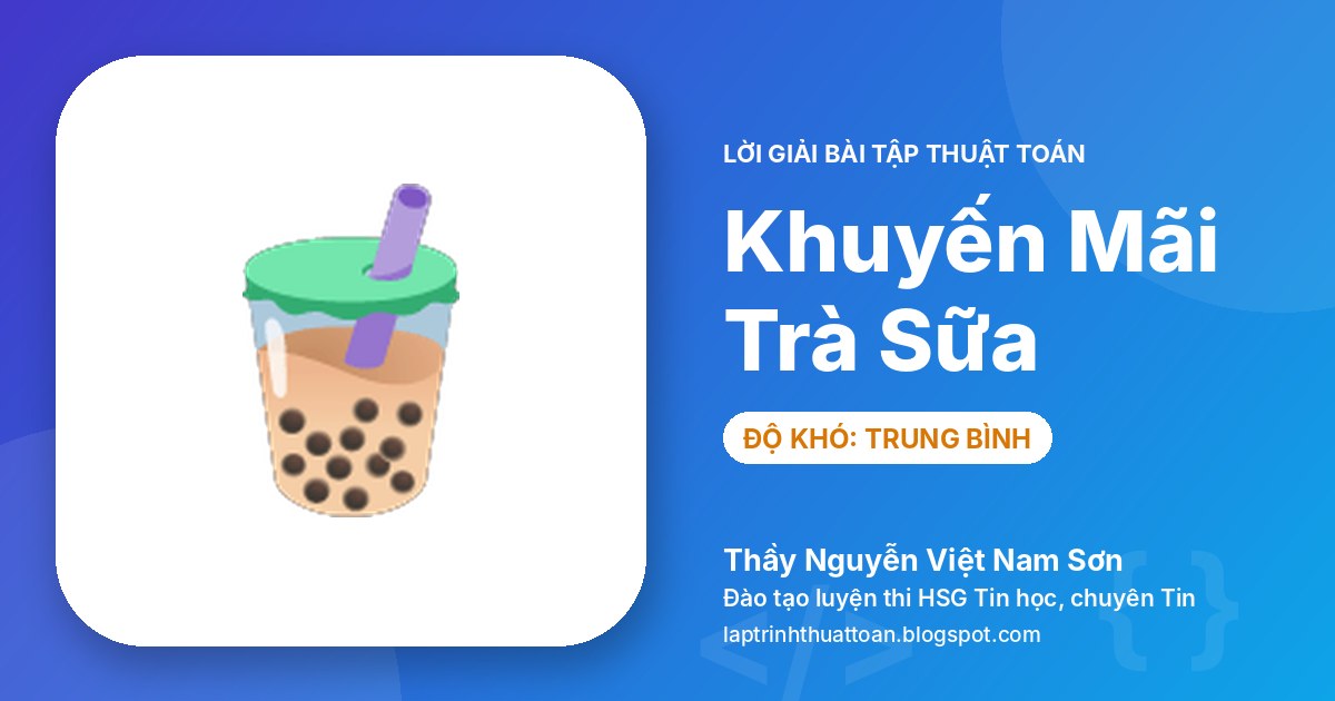 Khuyến mãi trà sữa