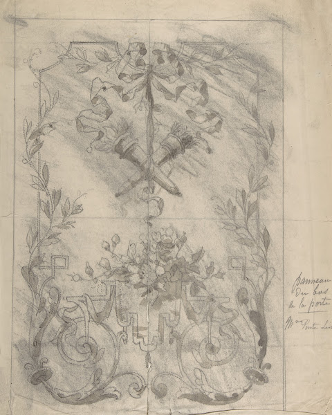 Design for Door Paneling 19th century