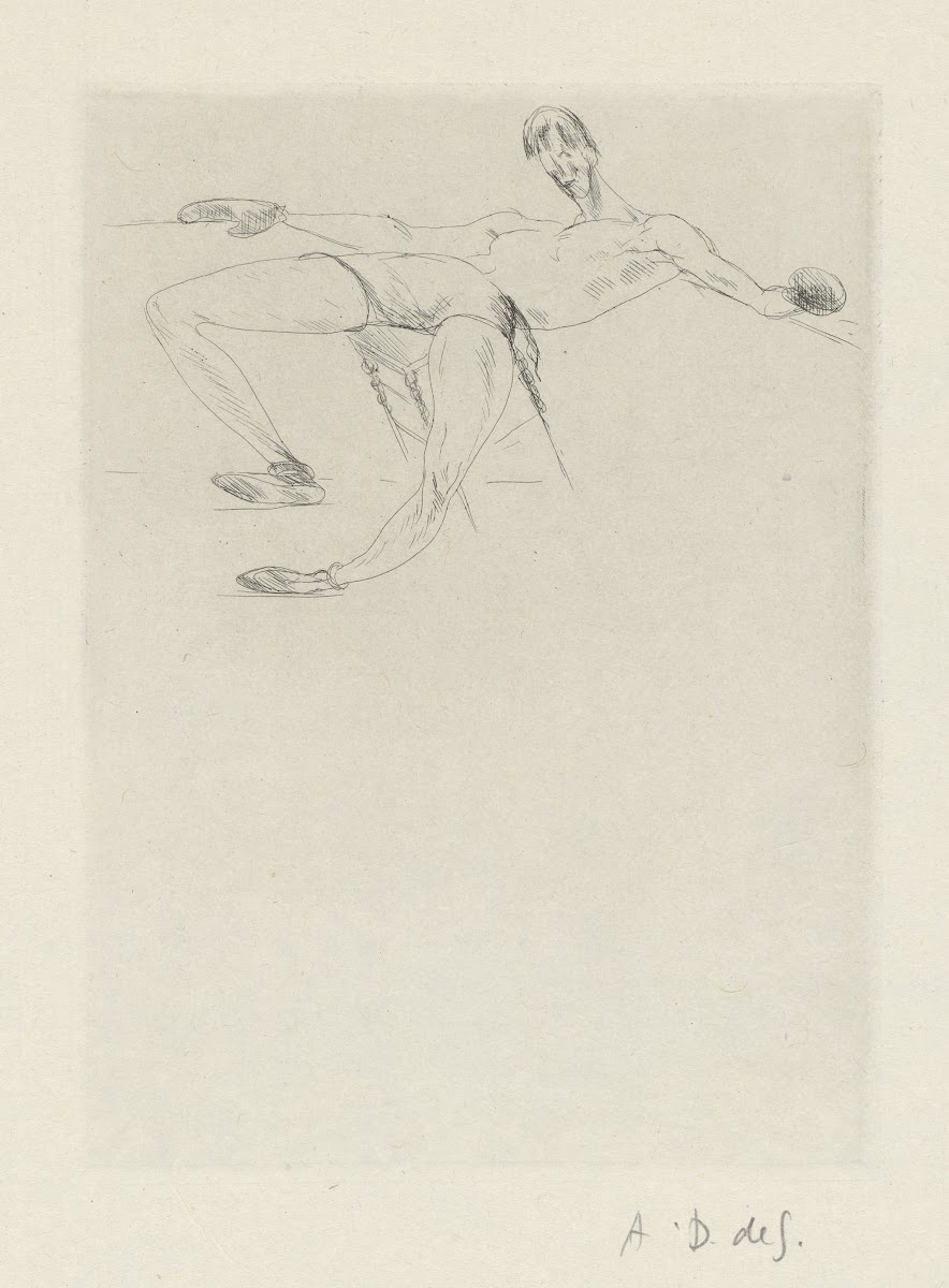 Tableau de la boxe illustré de 29 gravures à leau forte pl 29 1923