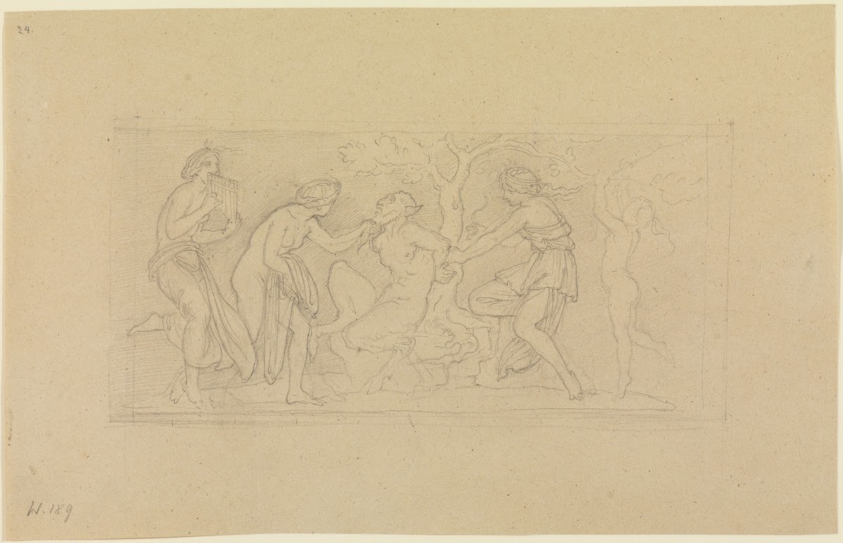 Pan von den Nymphen gepeinigt before 1842