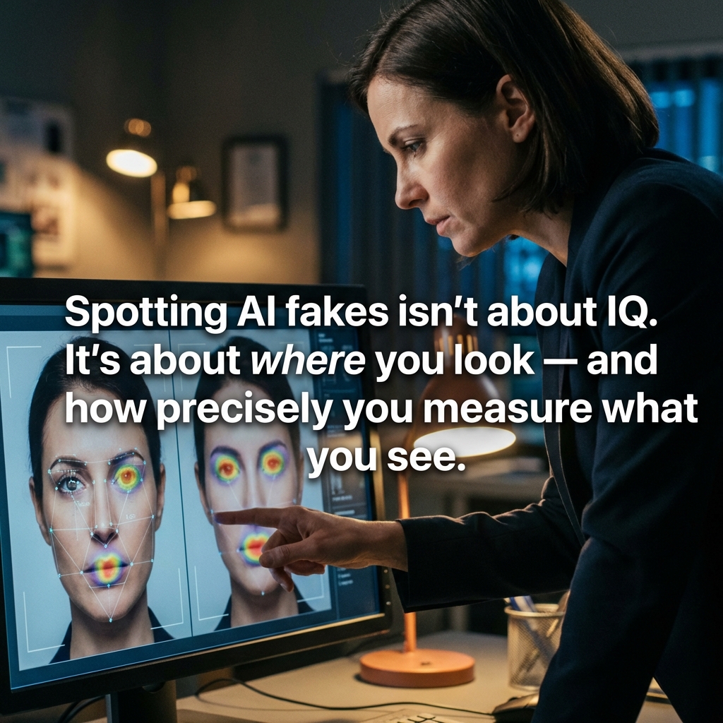 Why Some Investigators Spot AI Faces Instantly (And Others Never Do)