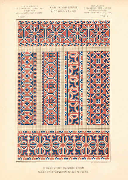 Les ornements de lindustrie domestique  Broderies des paysans Rutheniens vol2 Pl