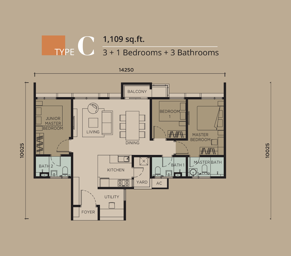 Levia Residence floor plan