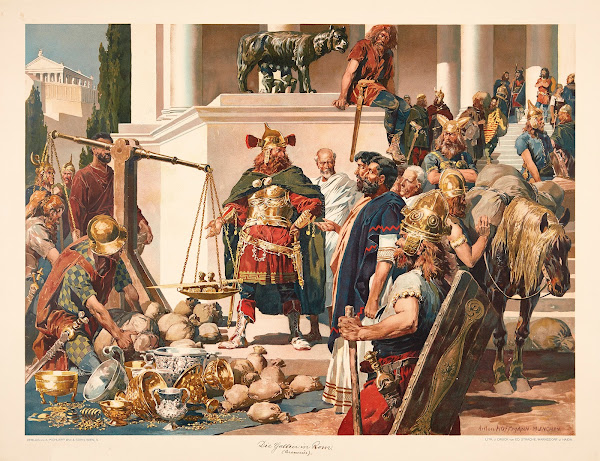 The Gauls in Rome 1920