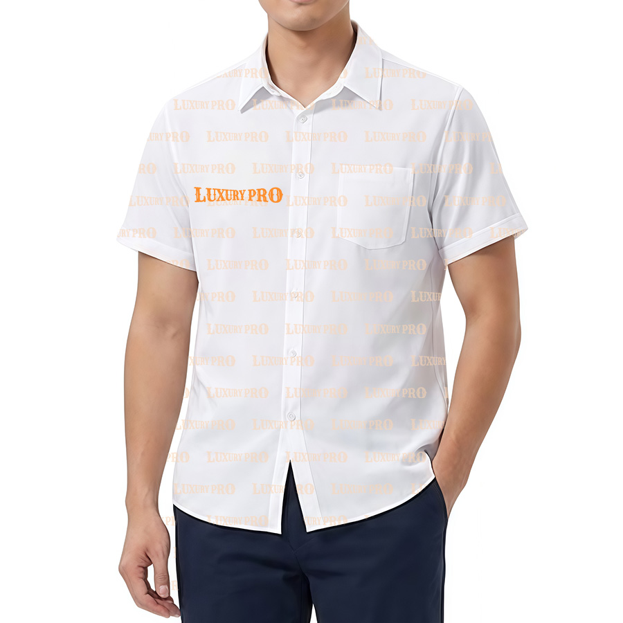 AOP EVE Extended Normal Collar Shirt - Pocket