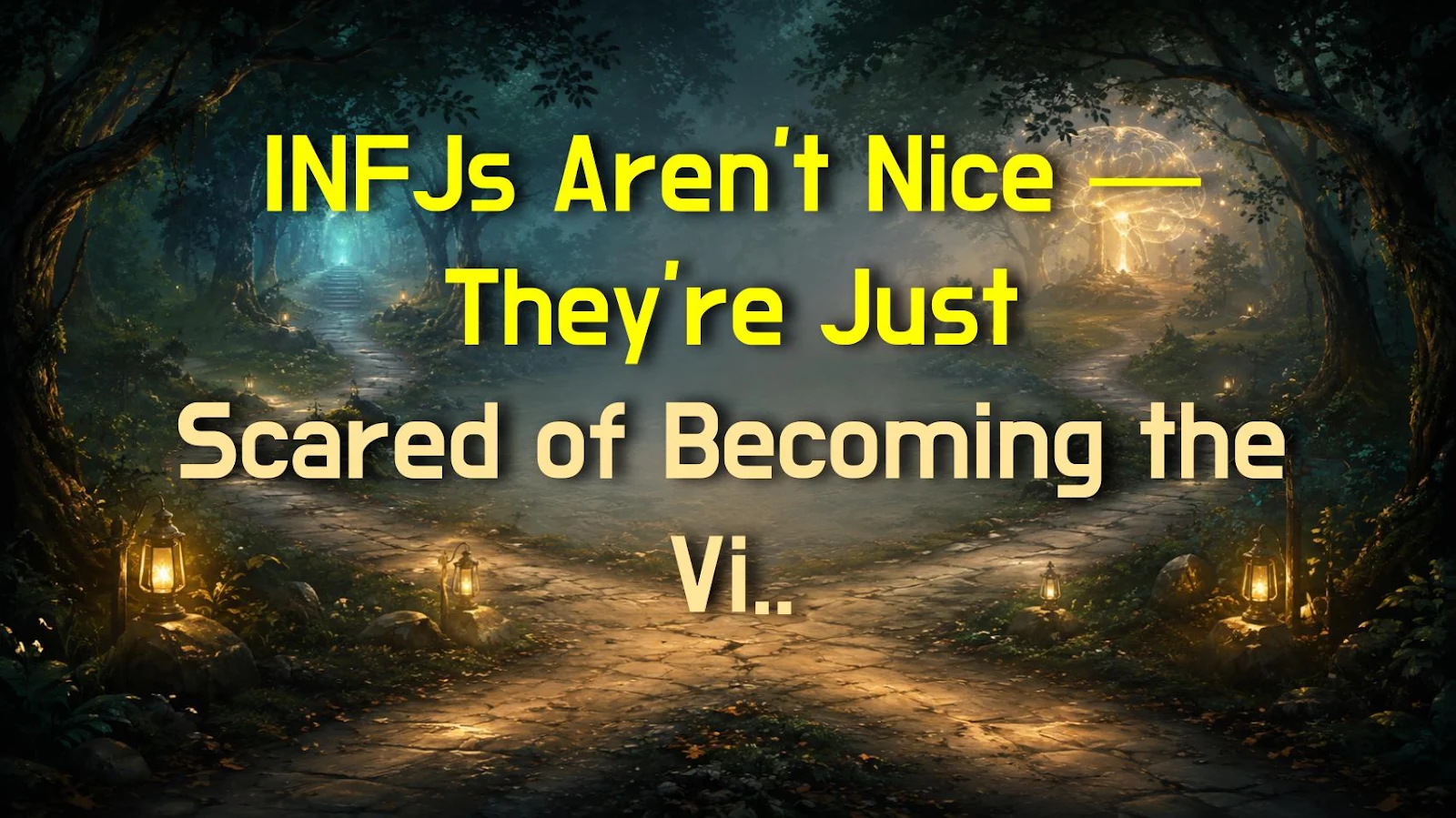 INFJs Aren't Nice — They're Just Scared of Becoming the Villain