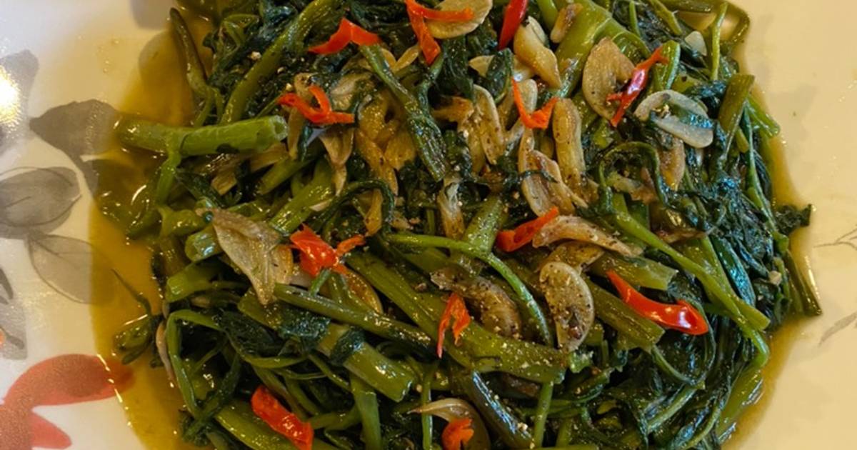 Rau muống xào tỏi