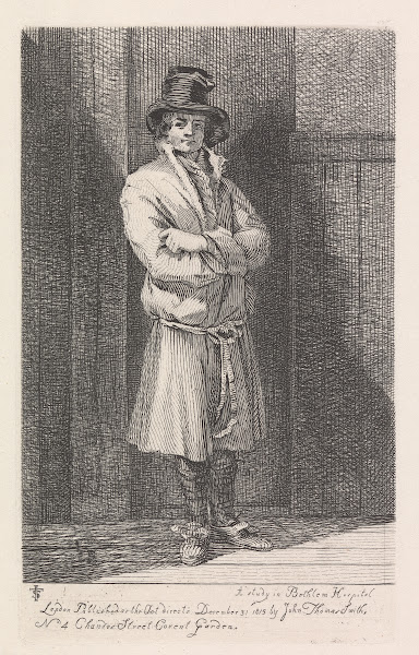Portrait of Harwood who shot at George III at Bethlehem Hospital