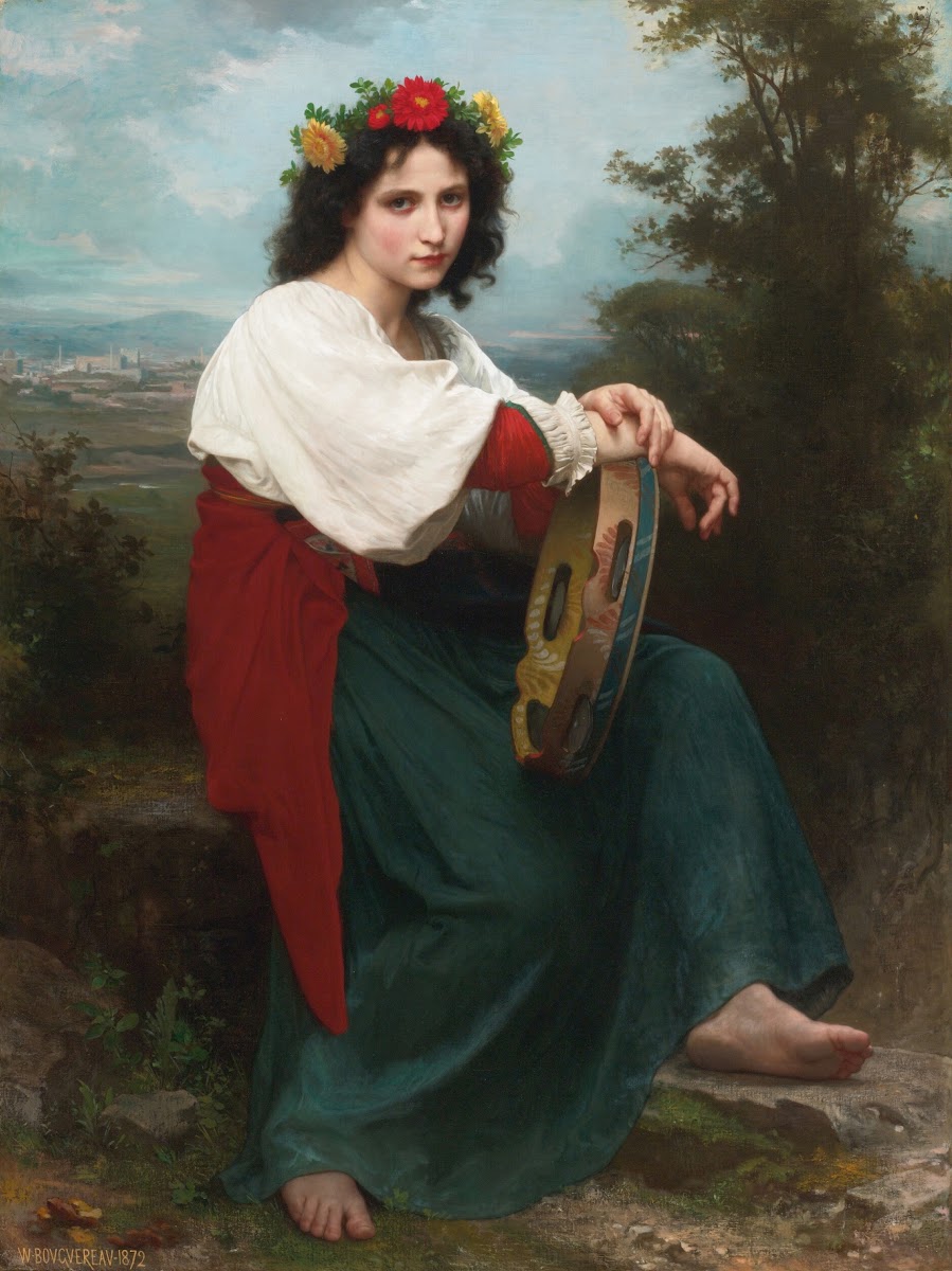 LItalienne au Tambour de Basque 1872