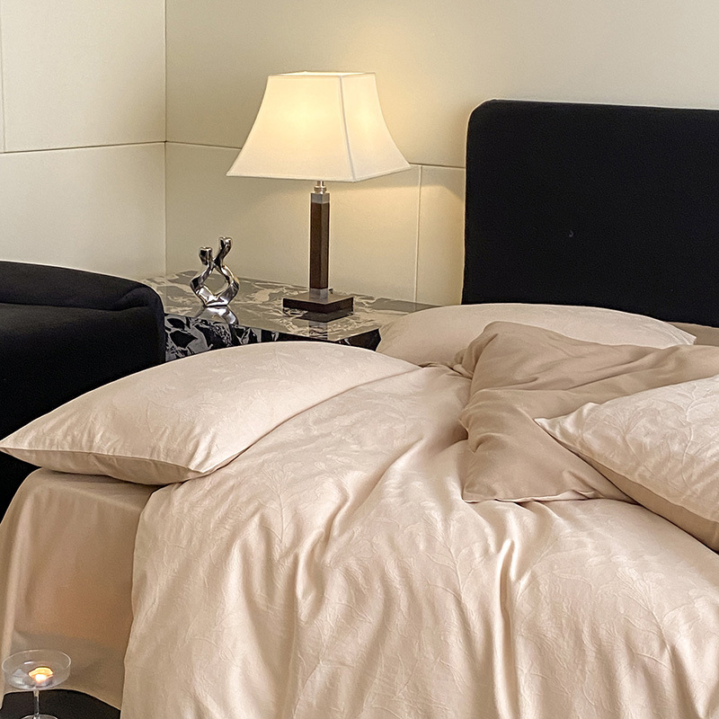 100s long-staple cotton bedding set, 4-piece
