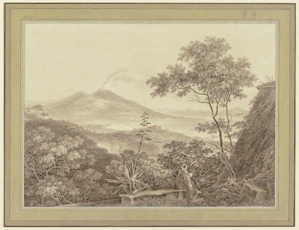 Aussicht auf Neapel mit dem Vesuv 1826
