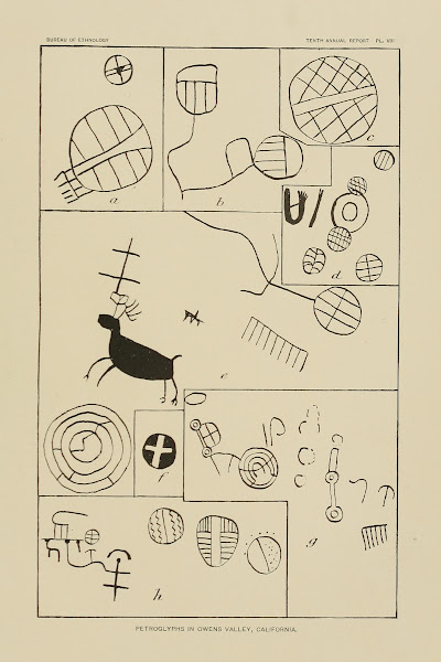 Petroglyphs in Owens Valley California 8 1894