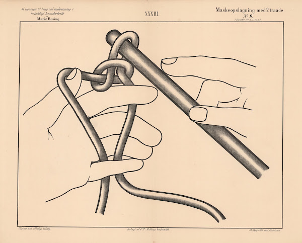 Maskeopslagning med 2 traade No9 1883