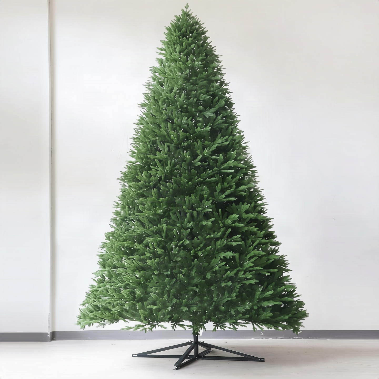Künstlicher Weihnachtsbaum mit LED-Beleuchtung, 150–300 cm