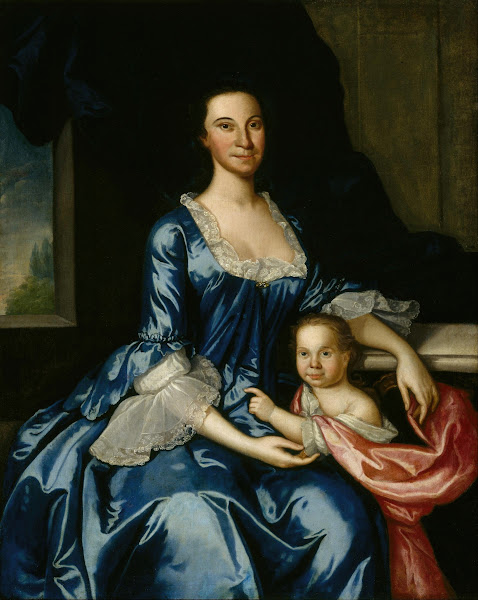 Portrait of Mrs Matthew Tilghman Anna Lloyd 17241794 and Her Daughter Anna Maria