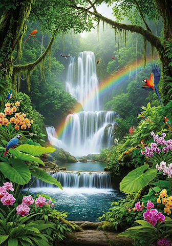 A Vibrant, Untouched Rainforest Paradise