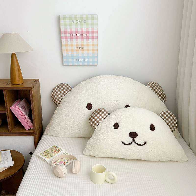 Fleece cuddle pillow, cartoon design