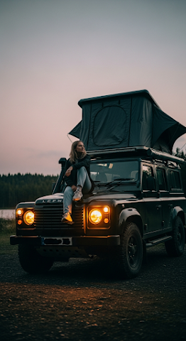 Overland Car Camp Twilight