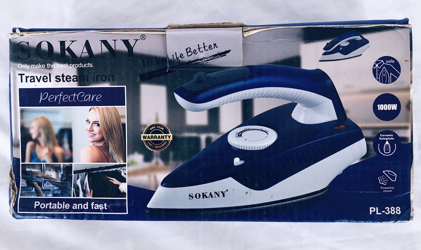 Sokany Steam Iron (PL-388)