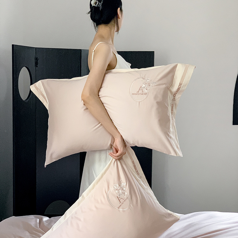 Luxury Long-Staple Cotton Bedding Set, 120s Quality