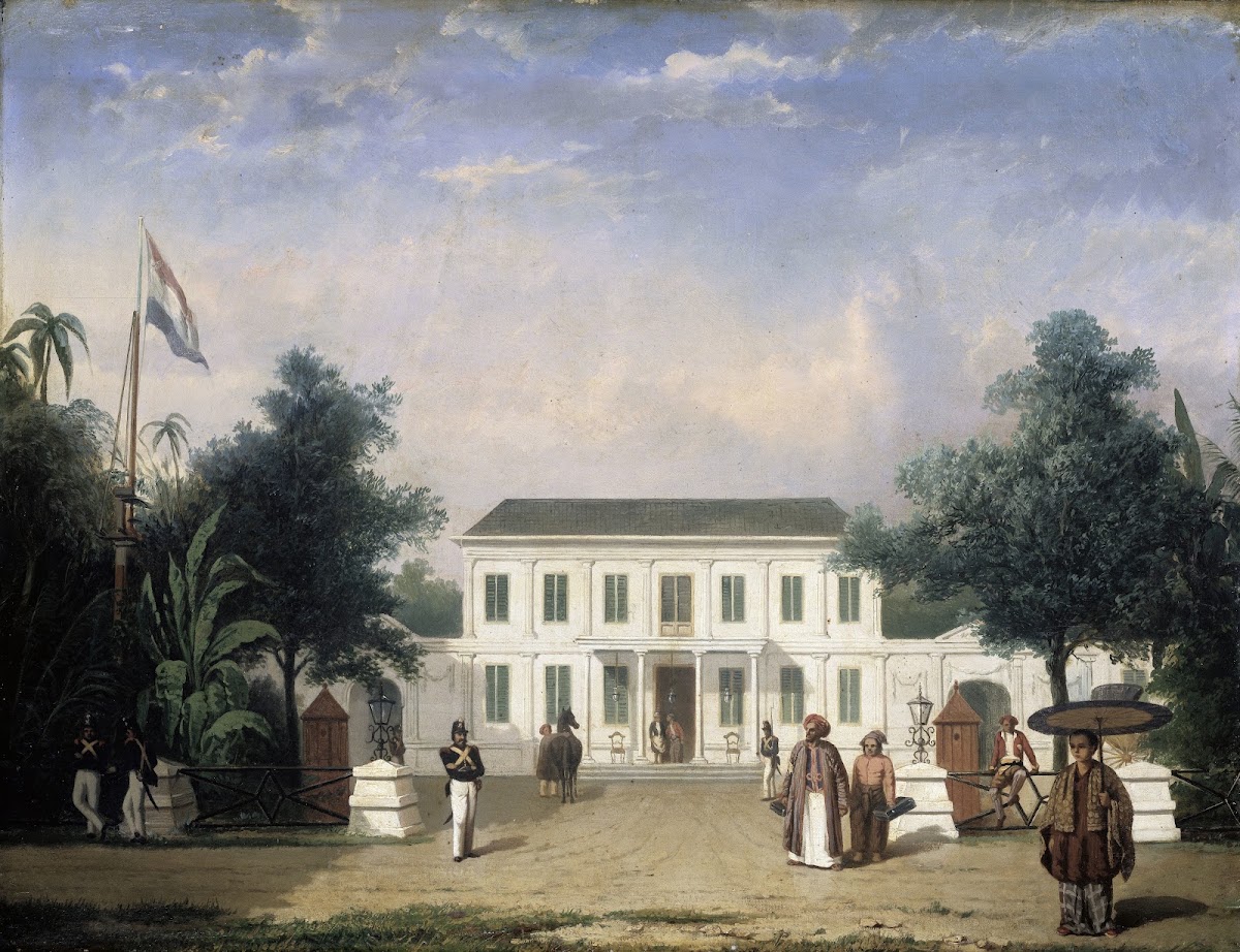 House on the Rijswijk Batavia Jalan Veteran 1835   1845