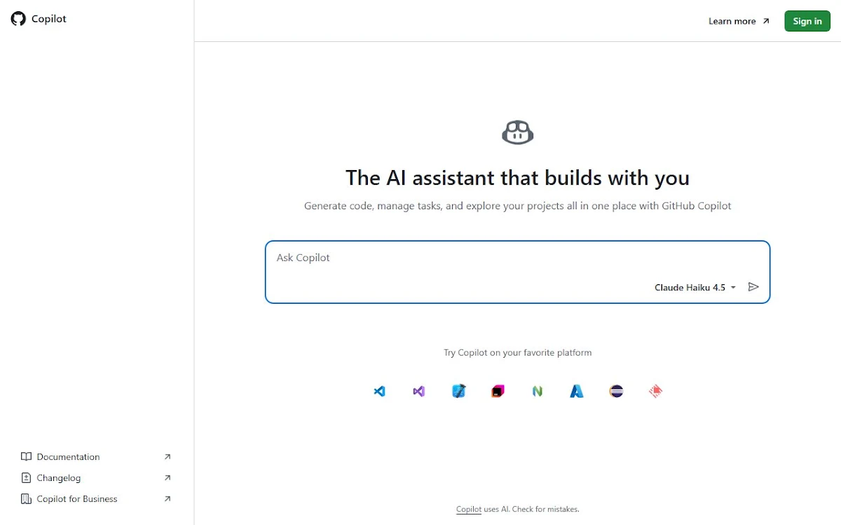 Captura de GitHub Copilot X