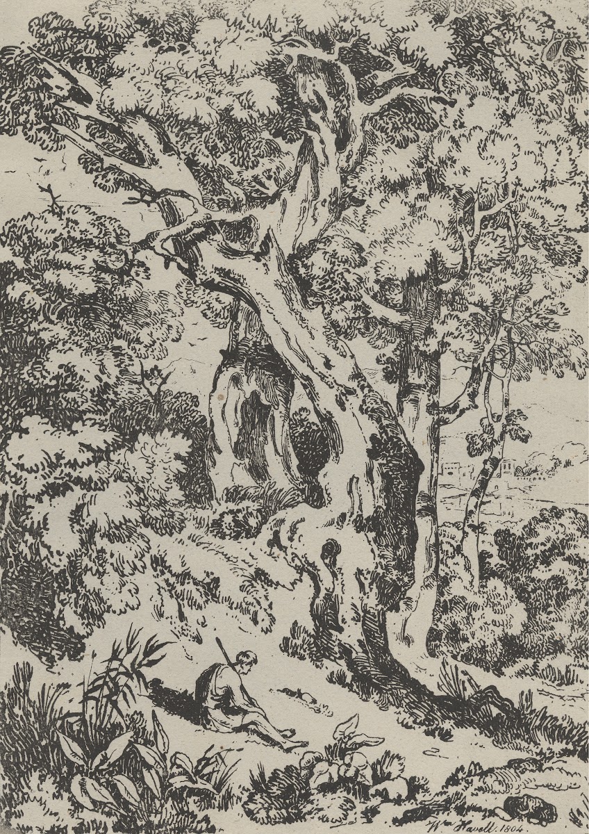Landscape with a Seated Shepherd 1804