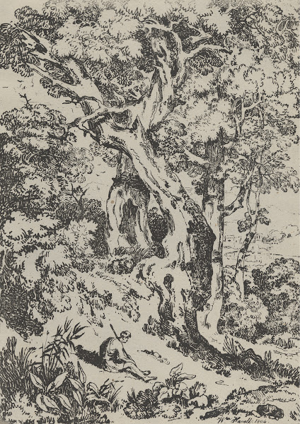 Landscape with a Seated Shepherd 1804