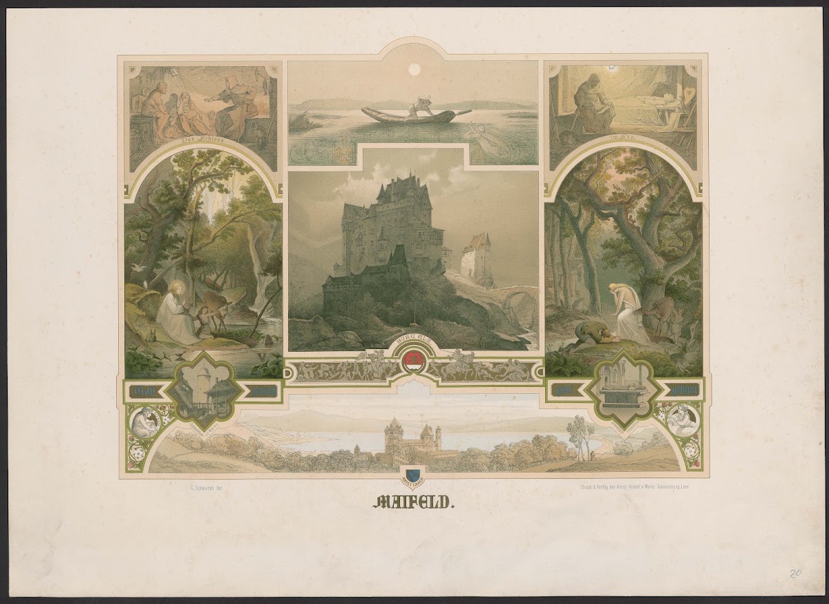 Maifeld und Burg Eltz 1880 1883