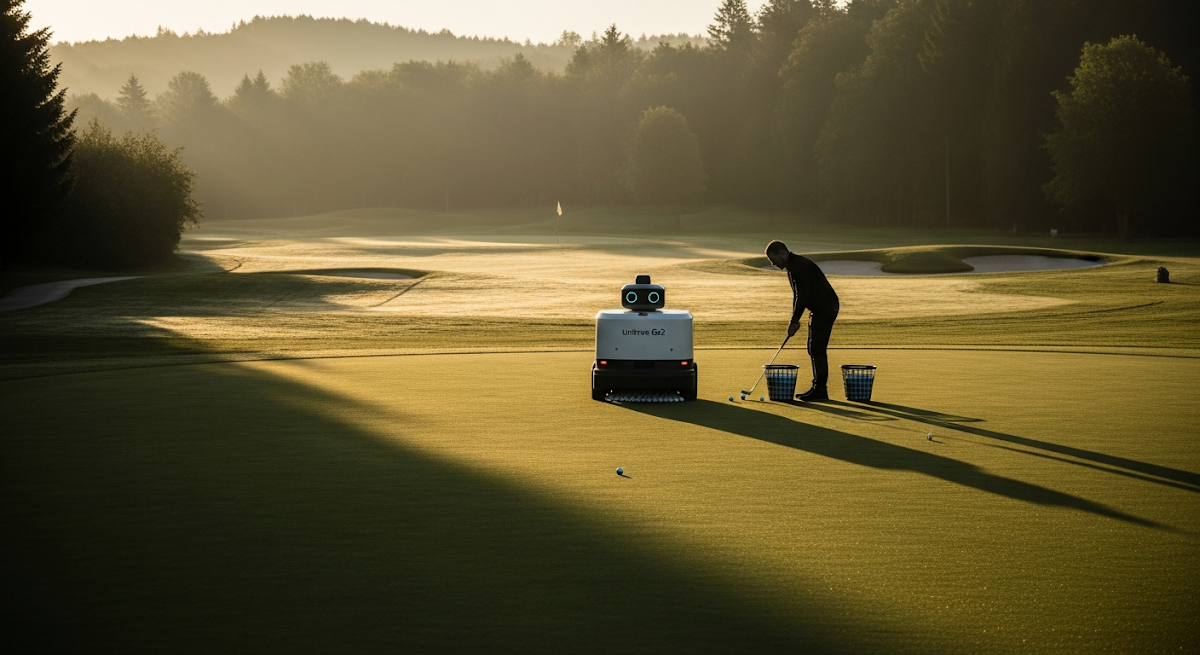 Unitree Go2 im Golf-Einsatz: Automatisierung auf dem Green