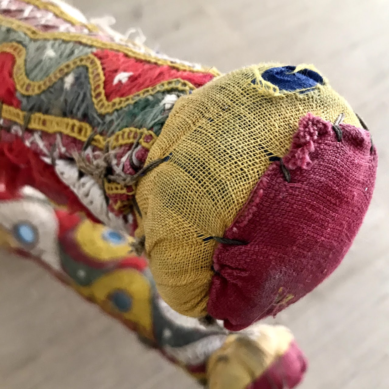 Indian Vintage Rajasthan Patchwork Fabric Large Camel