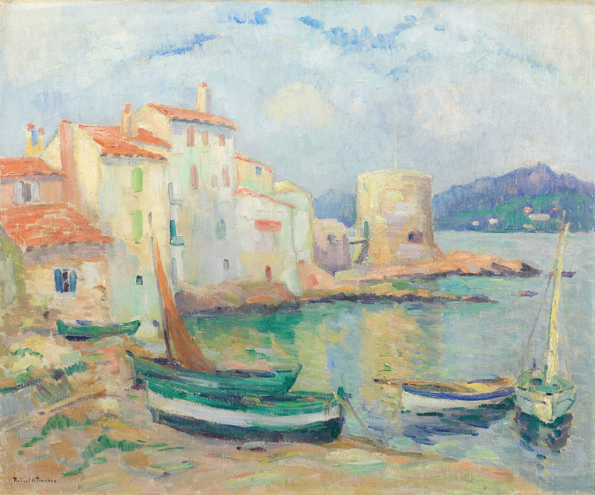 Vieux port de Saint Tropez circa 1932