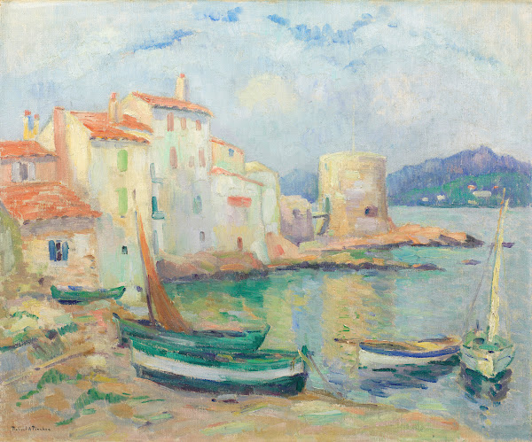 Vieux port de Saint Tropez circa 1932