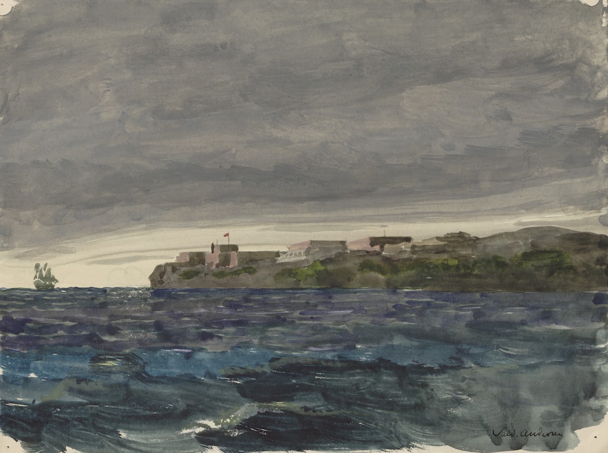 Coast seen from the sea 1895 1928