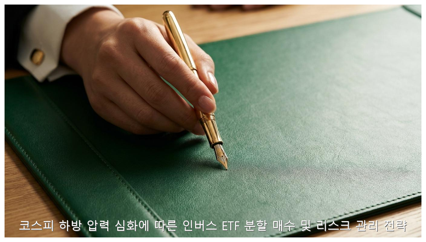 코스피 하방 압력 심화에 따른 인버스 ETF 분할 매수 및 리스크 관리 전략 핵심 안내 및 분석 인포그래픽 (2)