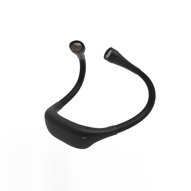 LED neck reading lamp, 2000 mAh battery, USB rechargeable