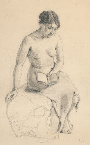 Study of a Seated Female Nude 1912