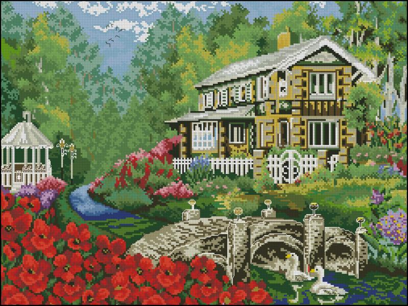 CMP 320641 Landscape With Poppies