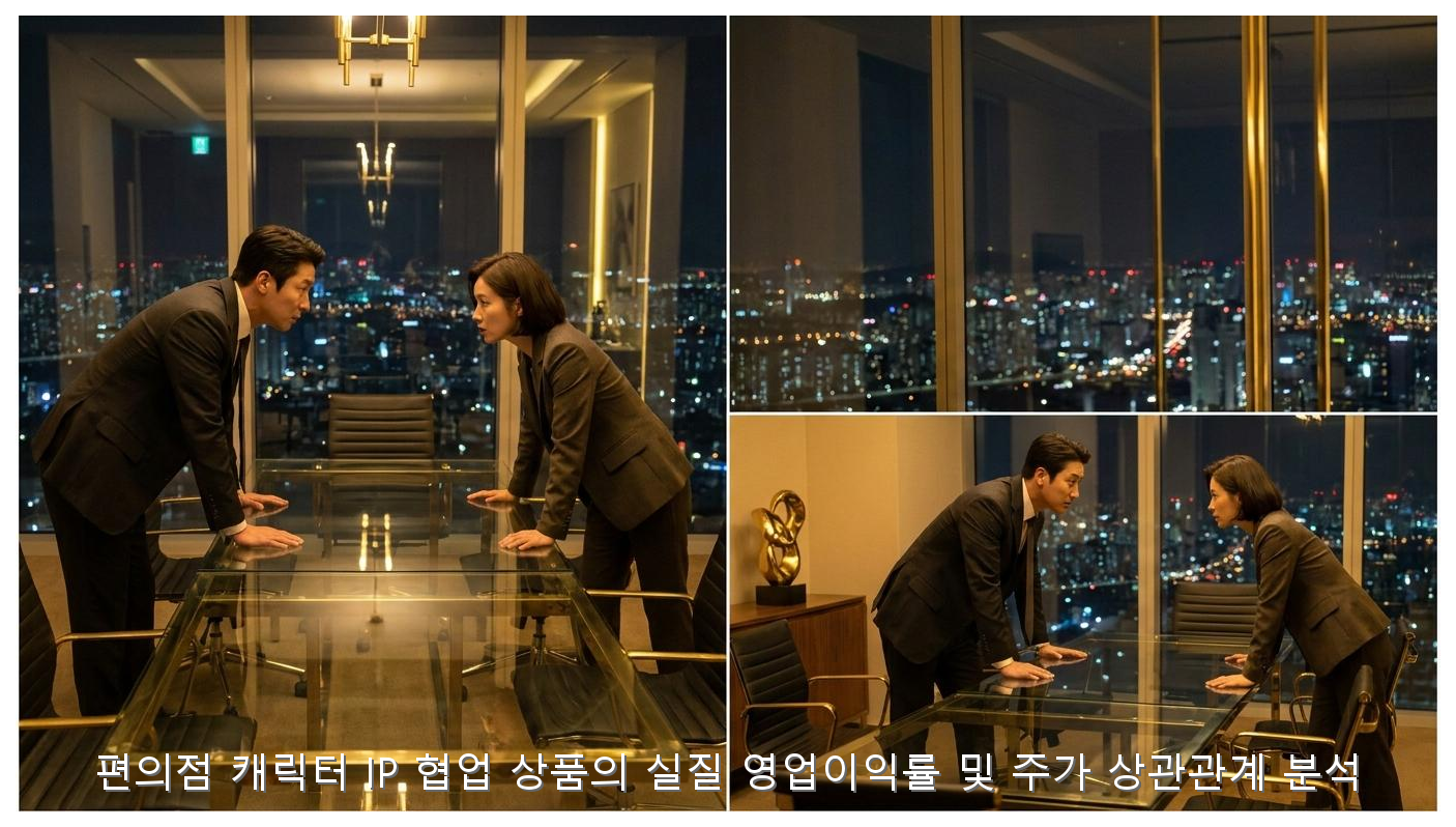 편의점 캐릭터 IP 협업 상품의 실질 영업이익률 및 주가 상관관계 분석 핵심 안내 및 분석 인포그래픽 (5)
