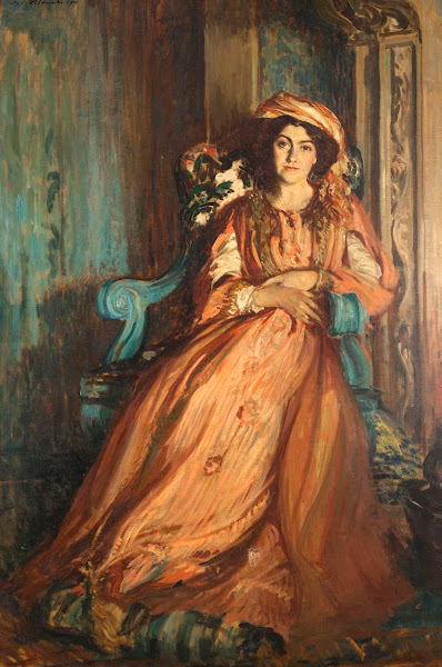 Portrait de Mabel Dodge à la Villa Curonia 1911